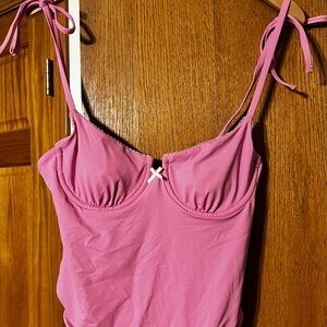 Urban Outfitters Pink One-Piece Swimsuit